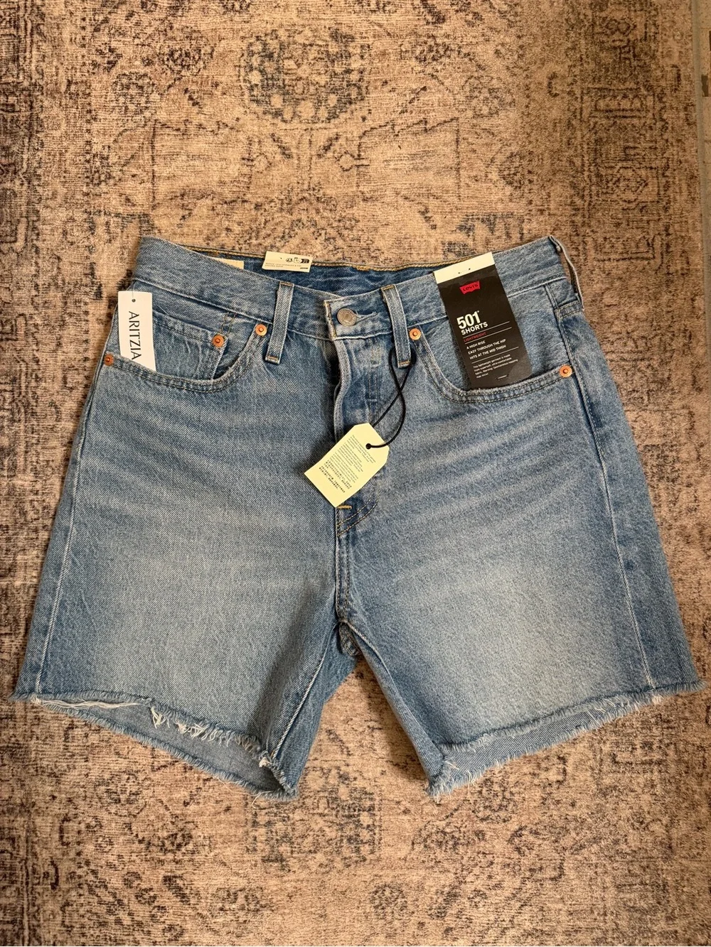 Levi’s 501 Mid-Thigh Fun Flare Shorts